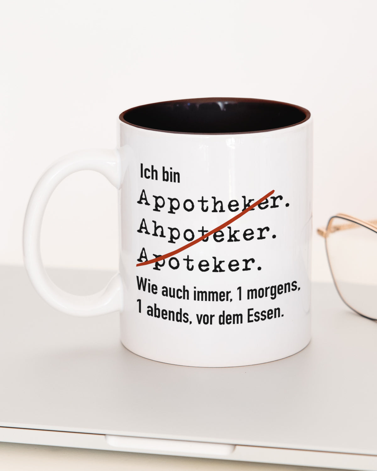 Ich bin Apotheker/in - Tasse Apotheker Schwarz Tasse Lieblingskollegen®