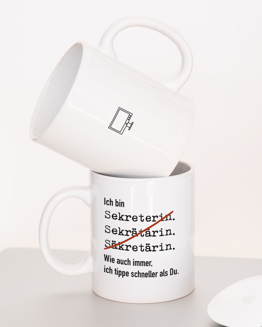 Ich bin Sekretärin - Tasse