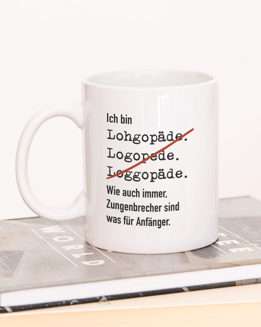 Ich bin Logopäde/in - Tasse Logopäde Weiß Tasse Lieblingskollegen®