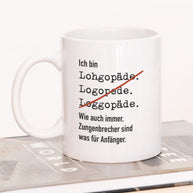 Ich bin Logopäde/in - Tasse Logopäde Weiß Tasse Lieblingskollegen®