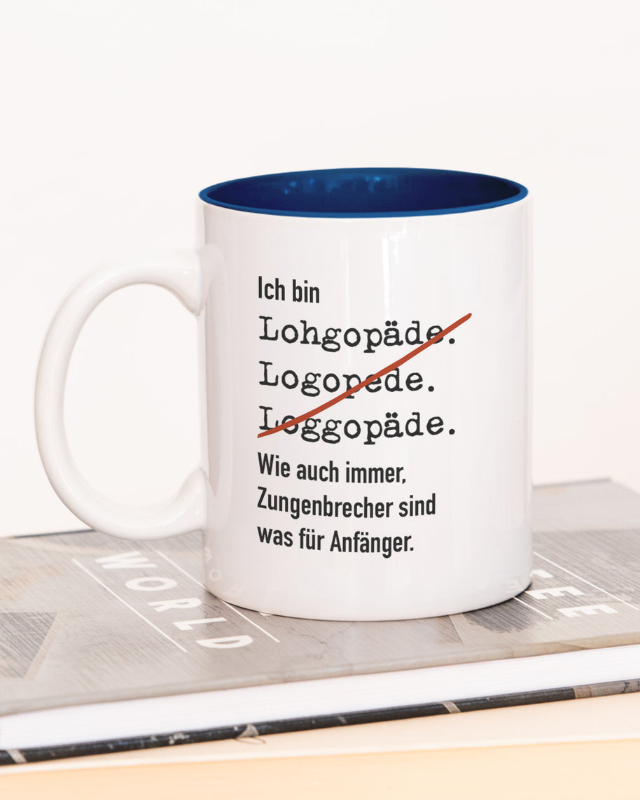 Ich bin Logopäde/in - Tasse Logopäde Dunkelblau Tasse Lieblingskollegen®