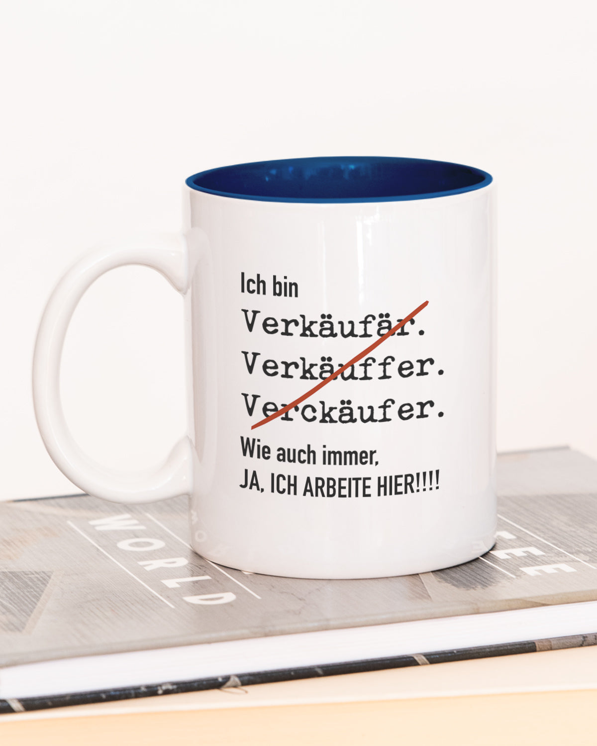 Ich bin Verkäufer/in - Tasse Verkäufer Dunkelblau Tasse Lieblingskollegen®