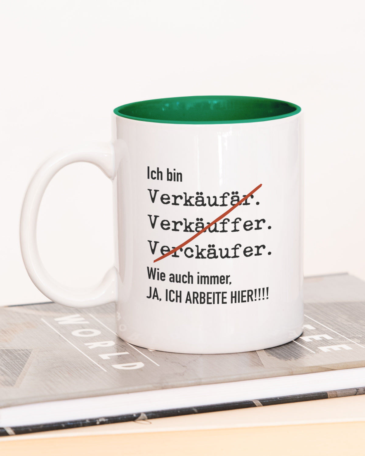 Ich bin Verkäufer/in - Tasse Verkäufer Dunkelgrün Tasse Lieblingskollegen®