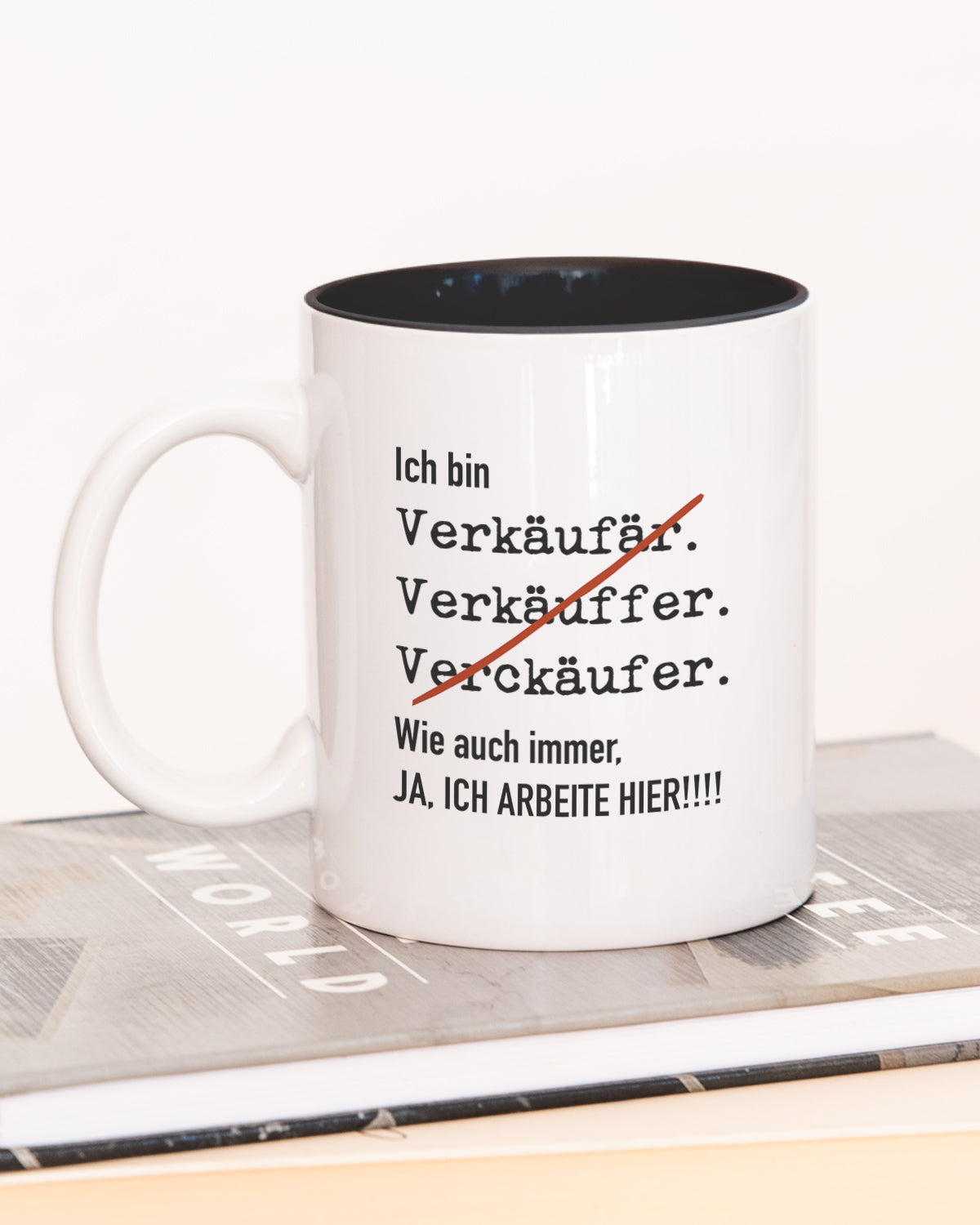 Ich bin Verkäufer/in - Tasse Verkäufer Schwarz Tasse Lieblingskollegen®