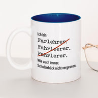 Ich bin Fahrlehrer/in - Tasse Fahrlehrer Dunkelblau Tasse Lieblingskollegen®