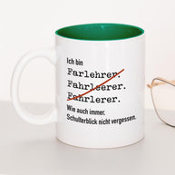 Ich bin Fahrlehrer/in - Tasse Fahrlehrer Dunkelgrün Tasse Lieblingskollegen®