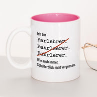 Ich bin Fahrlehrer - Tasse Pink Tasse LKM1375_Tasse_Ich-bin-Fahrlehrer_Mood_Shop_Rosa Lieblingskollegen®