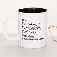 Ich bin Fahrlehrer - Tasse Schwarz Tasse LKM1375_Tasse_Ich-bin-Fahrlehrer_Mood_Shop_Schwarz Lieblingskollegen®