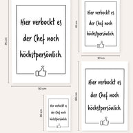 Hier verbockt es der Chef - Poster