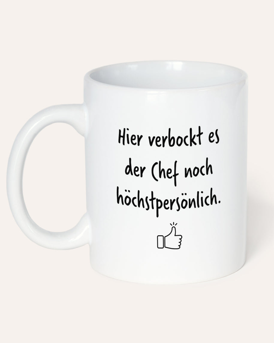 Hier verbockt es der Chef - Tasse