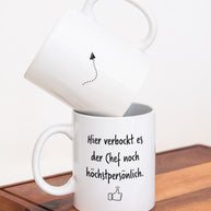 Hier verbockt es der Chef - Tasse
