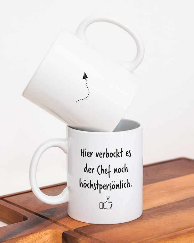 Hier verbockt es der Chef - Tasse