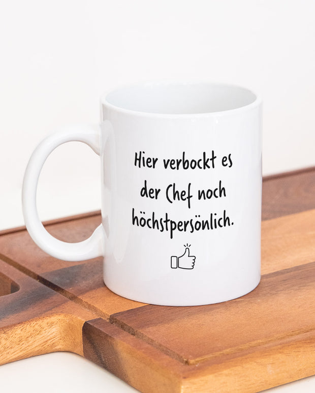 Hier verbockt es der Chef - Tasse