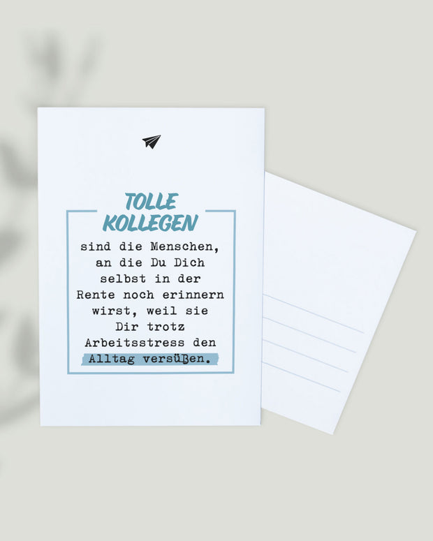 Tolle Kollegen - Postkarte