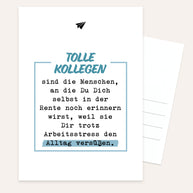 Tolle Kollegen - Postkarte