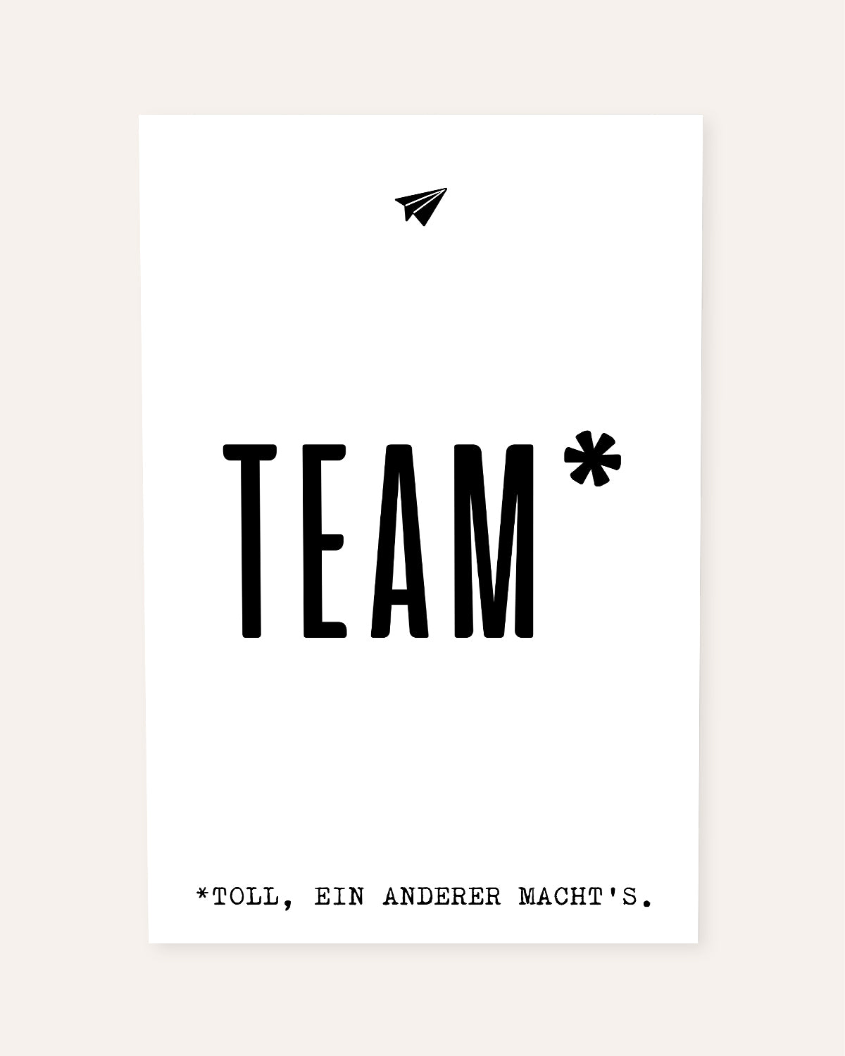 Team - Poster Poster Lieblingskollegen®