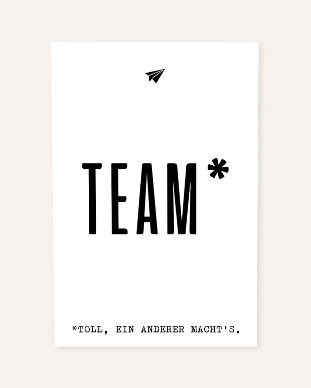 Team - Poster Poster Lieblingskollegen