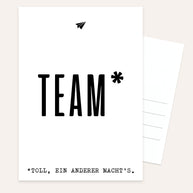 Team - Postkarte