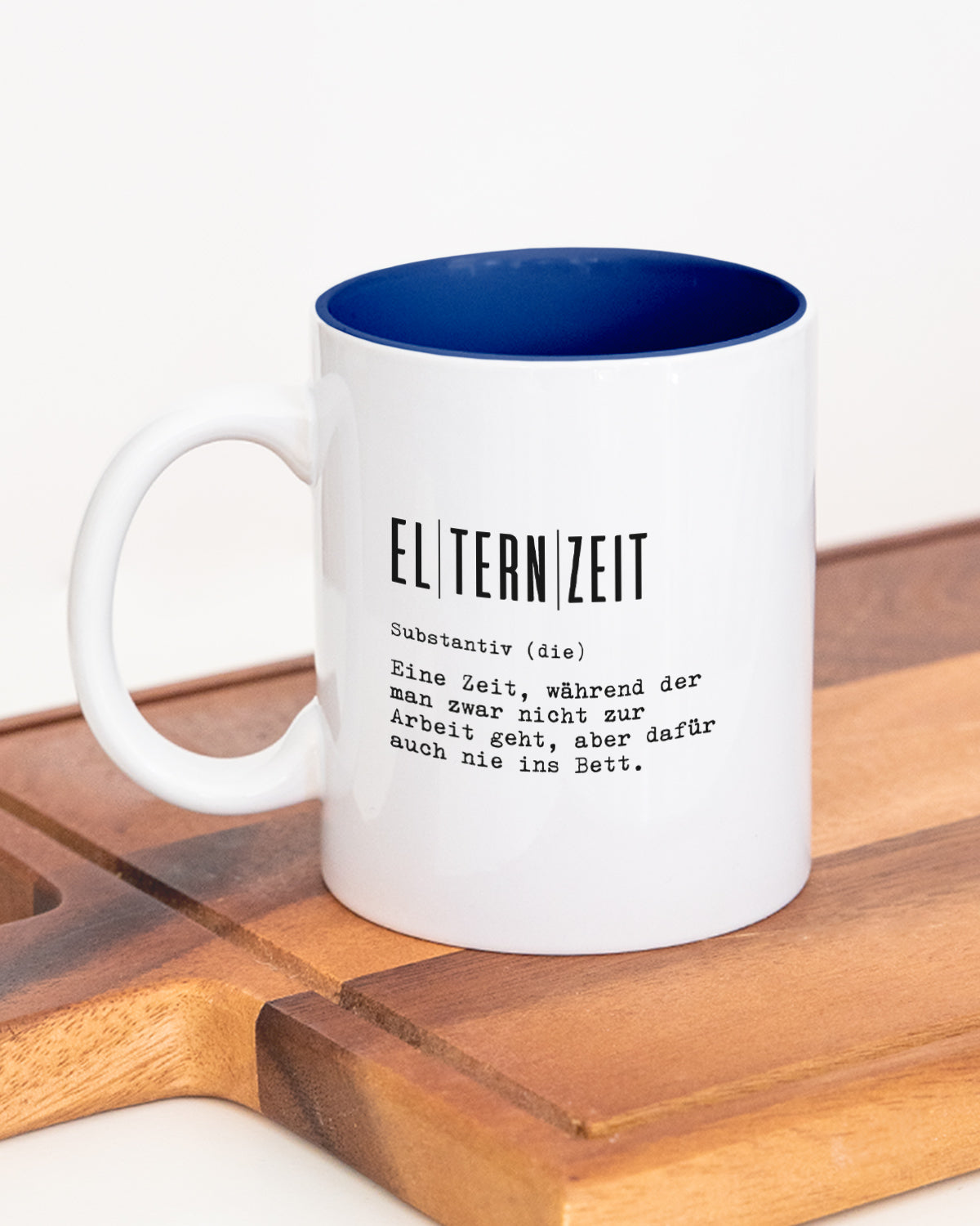 Definition Elternzeit - Tasse Dunkelblau Tasse Lieblingskollegen®