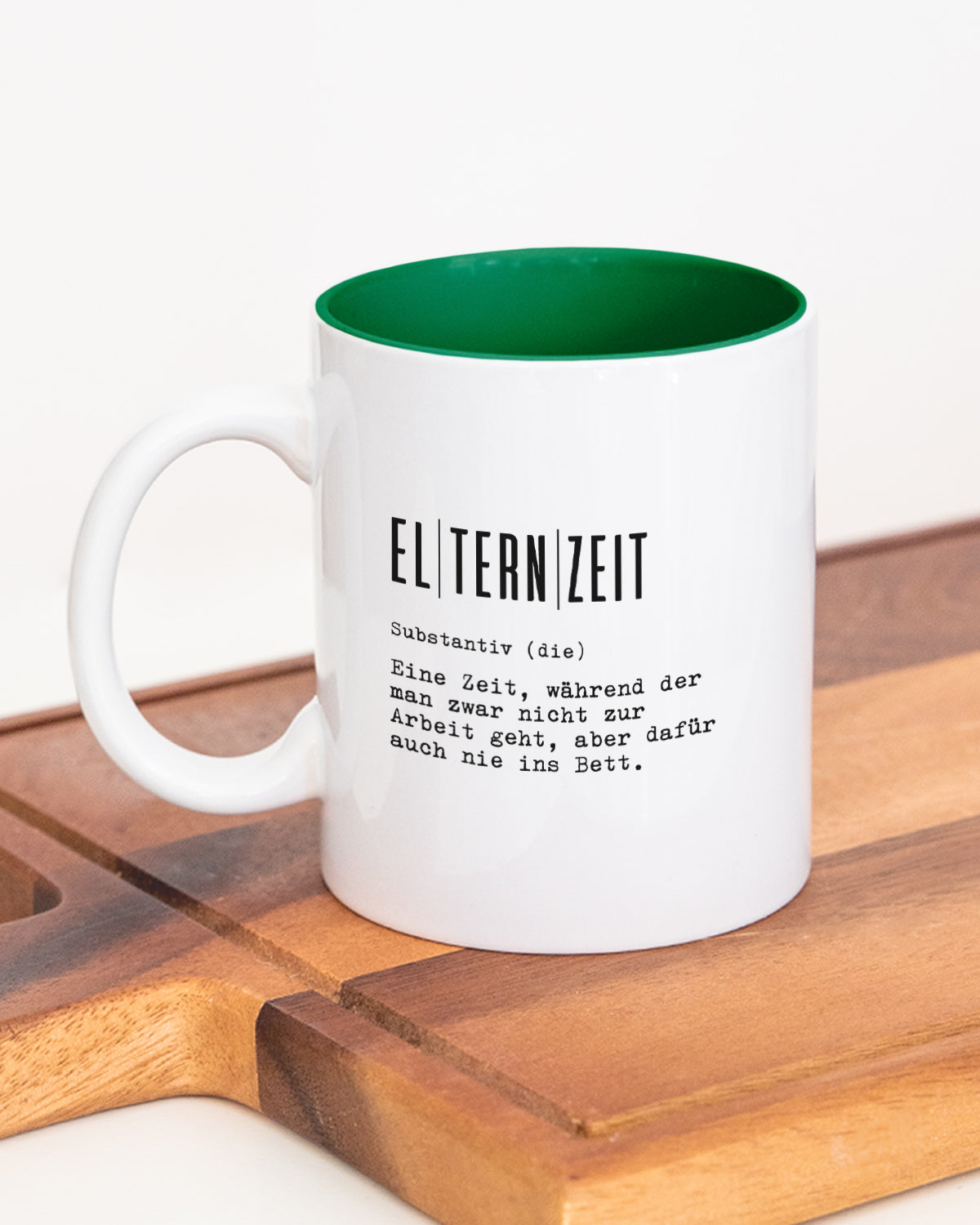Definition Elternzeit - Tasse Dunkelgrün Tasse Lieblingskollegen®