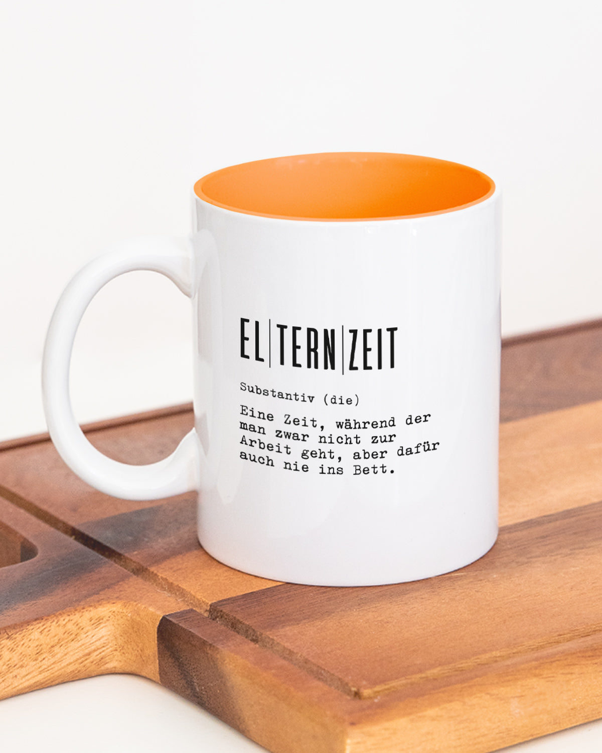 Definition Elternzeit - Tasse Orange Tasse Lieblingskollegen®