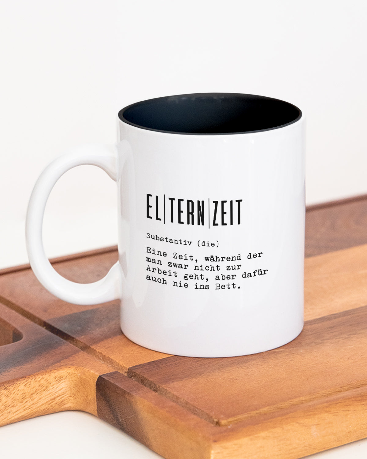 Definition Elternzeit - Tasse Schwarz Tasse Lieblingskollegen®