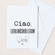 Ciao, Lieblingskollegin - Grußkarte