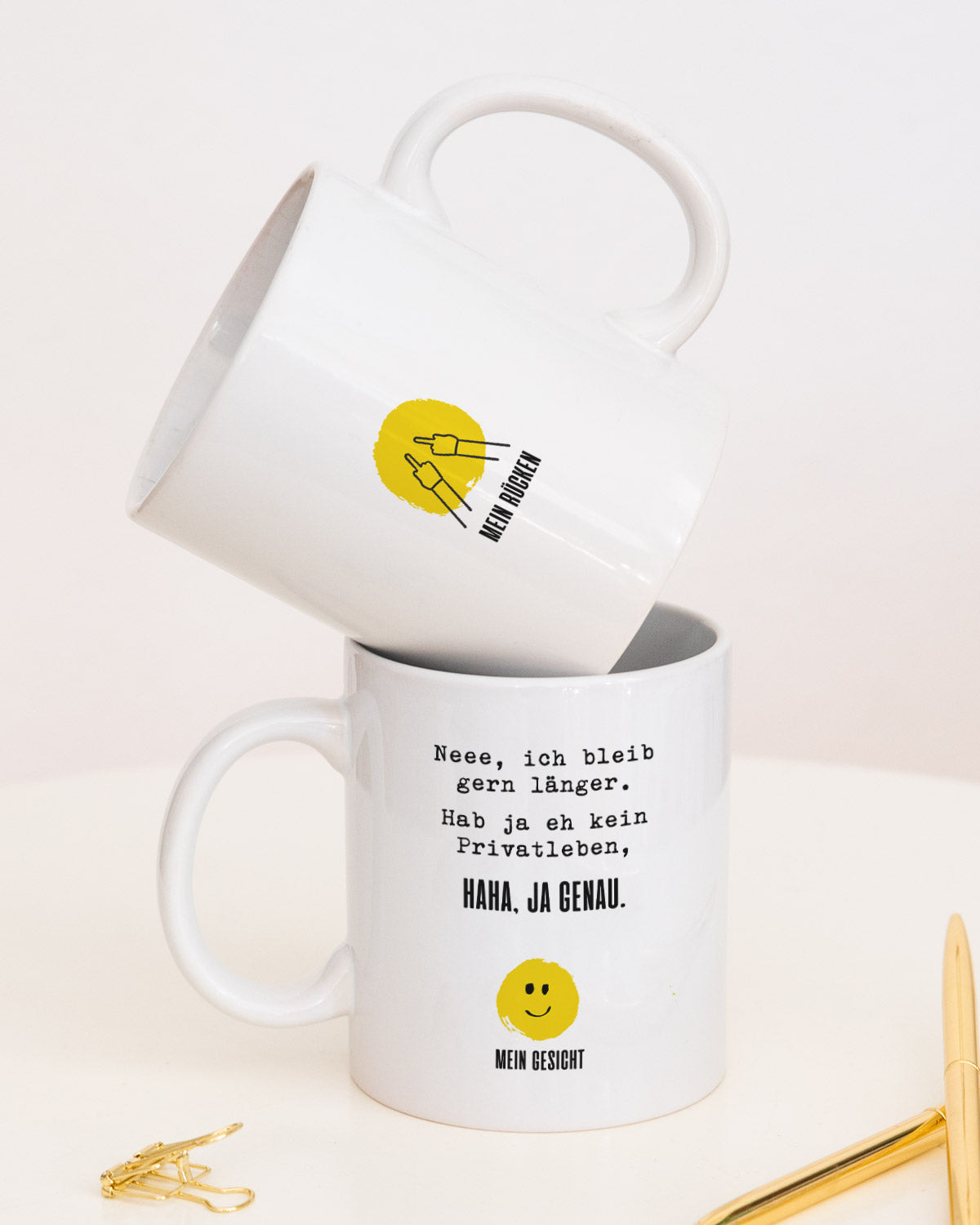 Neee, ich bleib gern länger. - Tasse Tasse Lieblingskollegen®