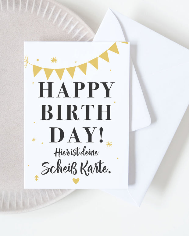 Happy Birthday! - Grußkarte