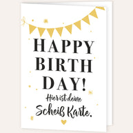 Happy Birthday! - Grußkarte
