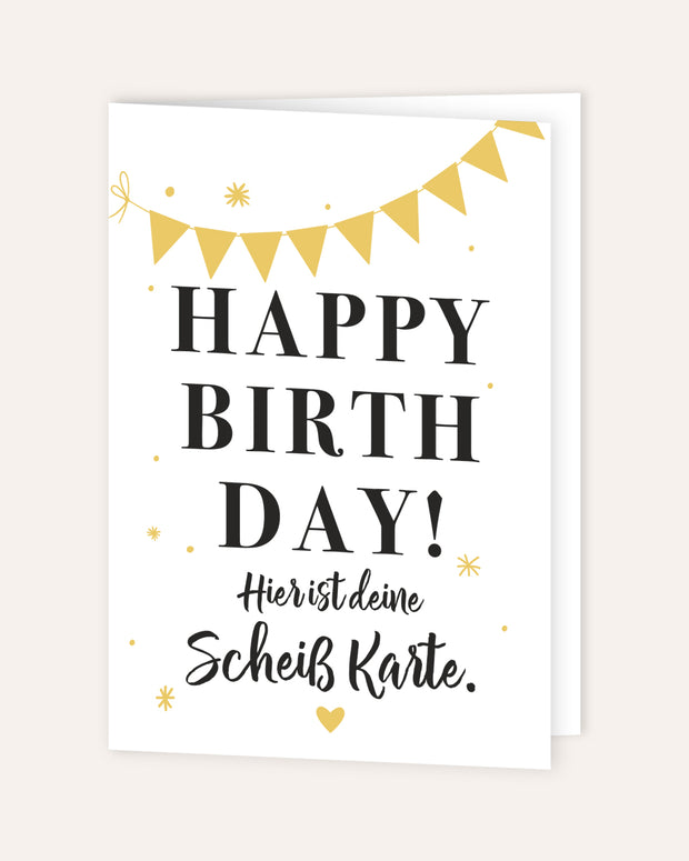 Happy Birthday! - Grußkarte