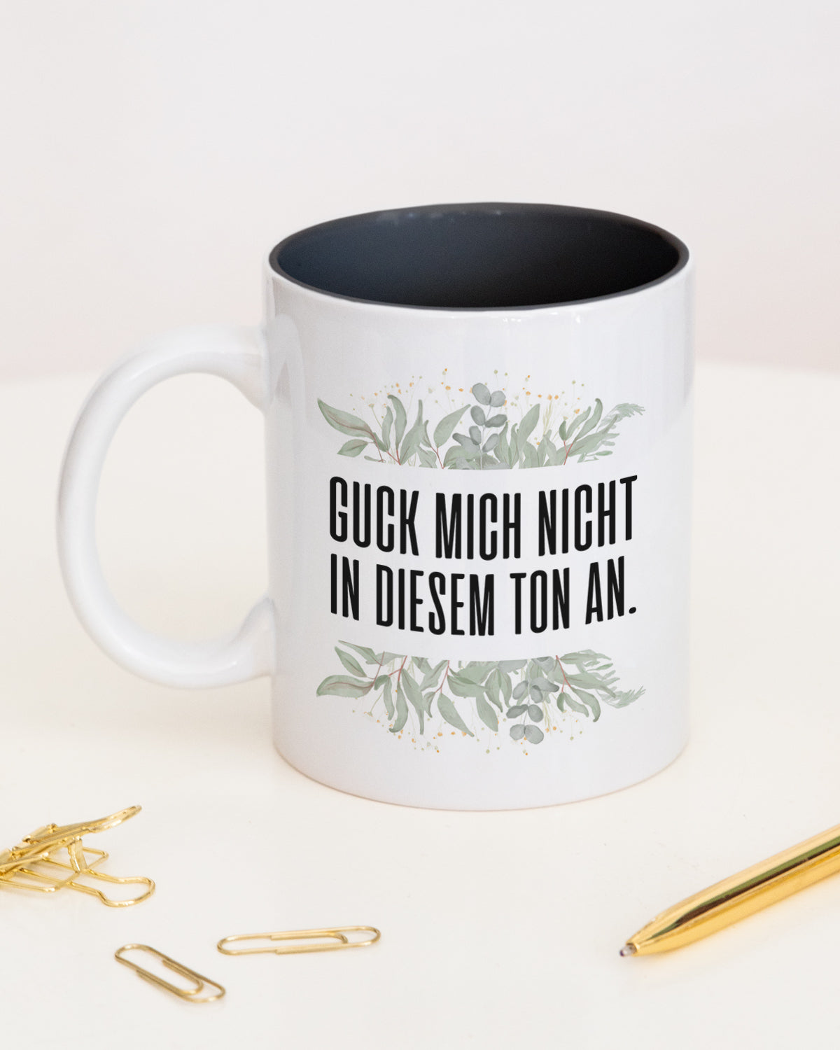 Guck mich nicht in diesem Ton an. - Tasse Schwarz Tasse Lieblingskollegen®
