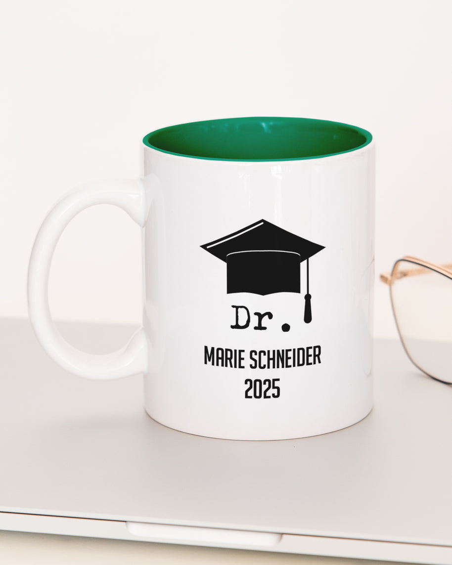 Dr. - Tasse Dunkelgrün Tasse Lieblingskollegen
