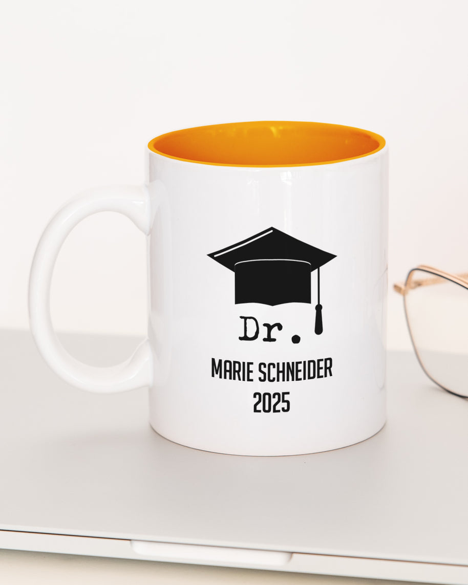 Dr. - Tasse Orange Tasse Lieblingskollegen