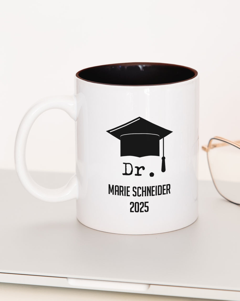Dr. - Tasse Schwarz Tasse Lieblingskollegen