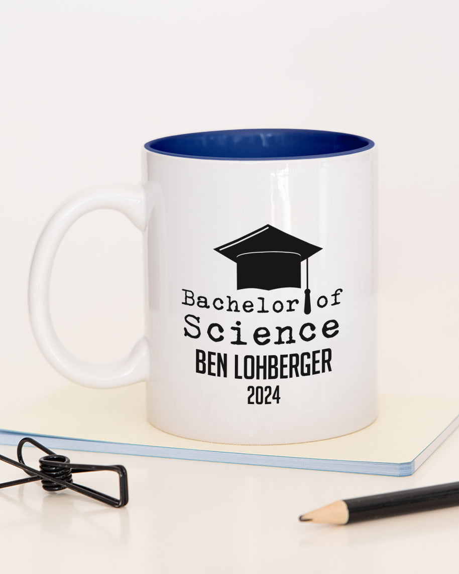Bachelor of Science - Tasse Dunkelblau Tasse Lieblingskollegen