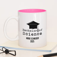 Bachelor of Science - Tasse Pink Tasse Lieblingskollegen