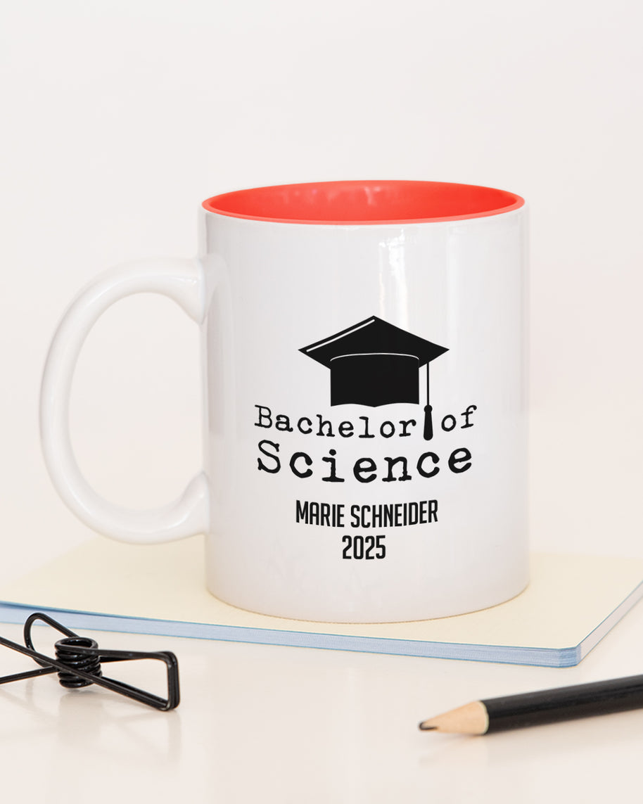 Bachelor of Science - Tasse Rot Tasse Lieblingskollegen