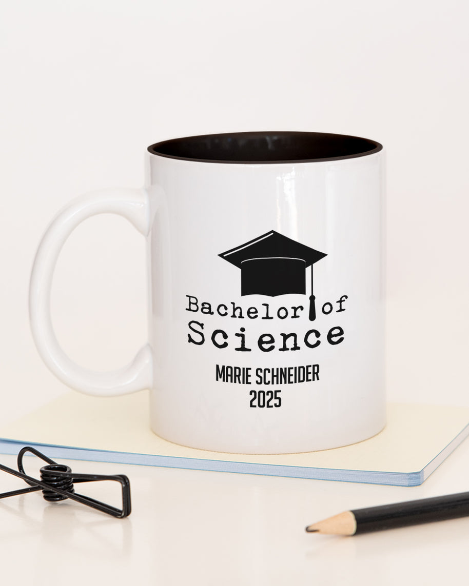Bachelor of Science - Tasse Schwarz Tasse Lieblingskollegen