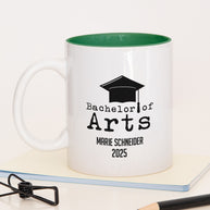 Bachelor of Arts - Tasse Dunkelgrün Tasse Lieblingskollegen