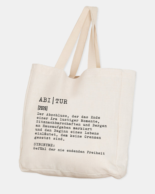 Definition Abitur - Stofftasche Stofftasche Lieblingskollegen®