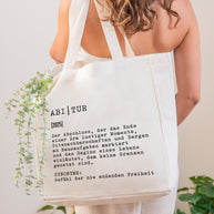 Definition Abitur - Stofftasche