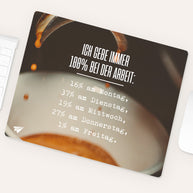 Ich gebe immer 100% bei der Arbeit - Mousepad