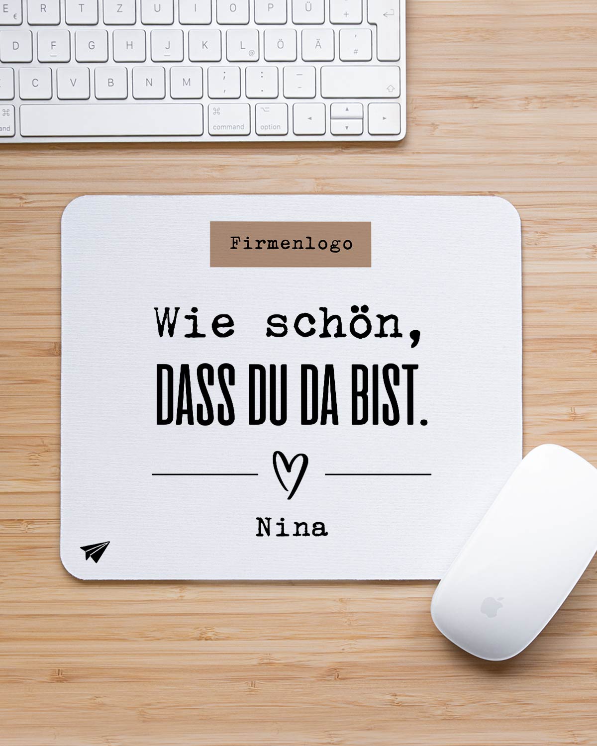 Wie schön, dass du da bist - Mousepad Mousepad Lieblingskollegen®