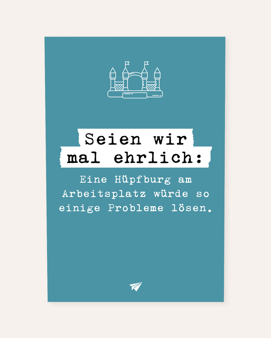 Hüpfburg - Poster