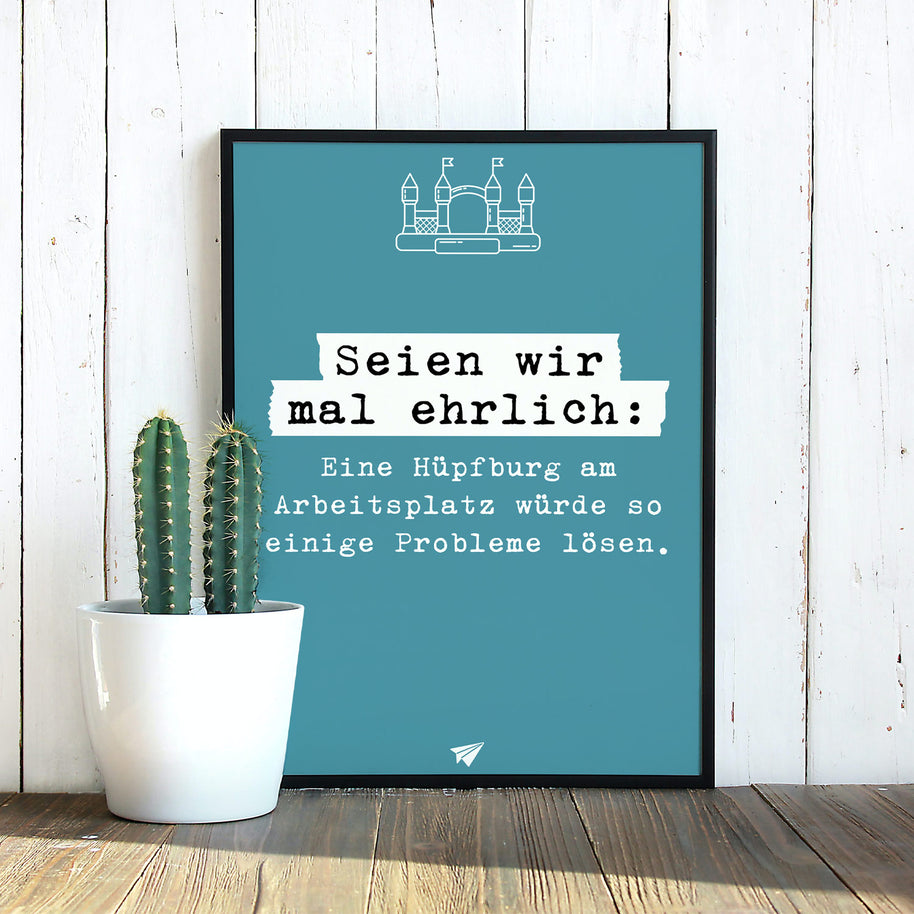 Hüpfburg - Poster
