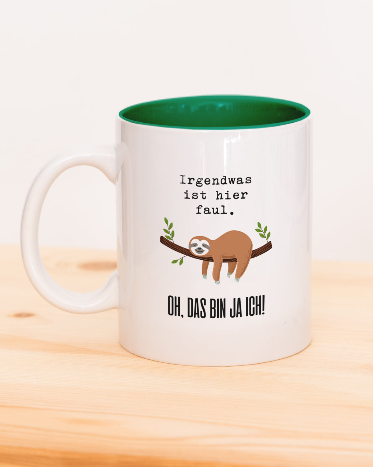 Irgendwas ist hier faul - Tasse Dunkelgrün Tasse Lieblingskollegen®