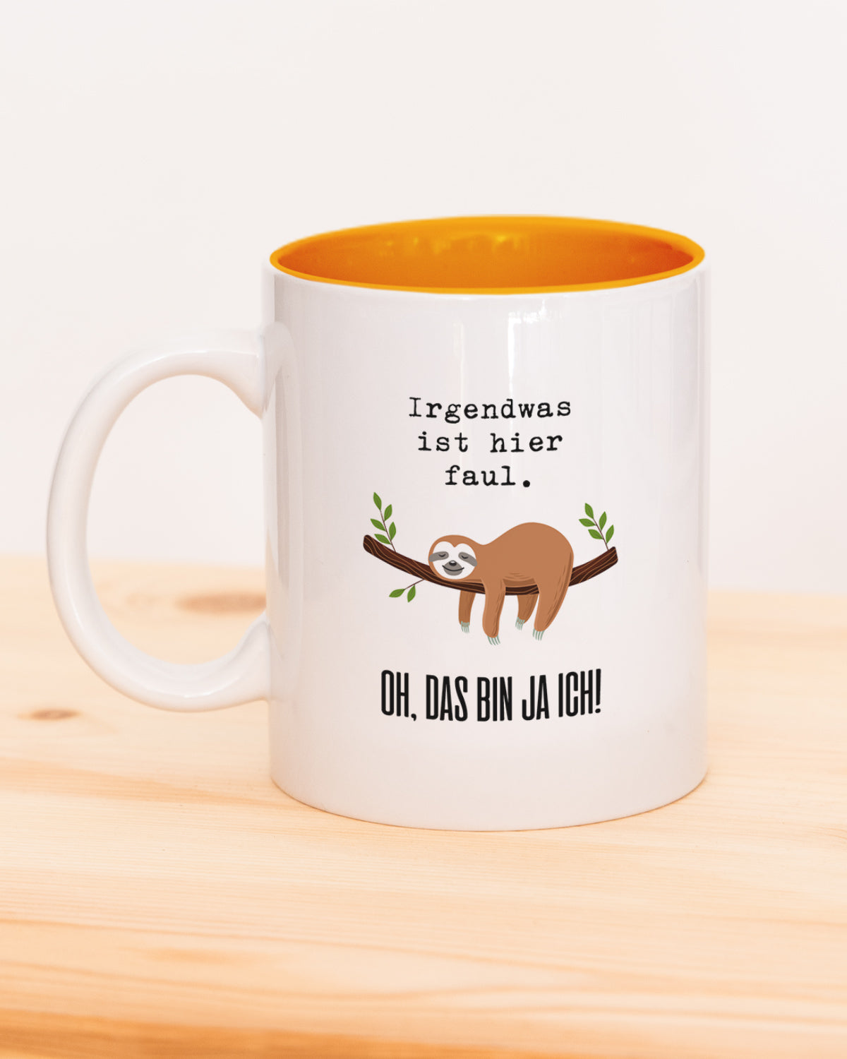 Irgendwas ist hier faul - Tasse Orange Tasse Lieblingskollegen®