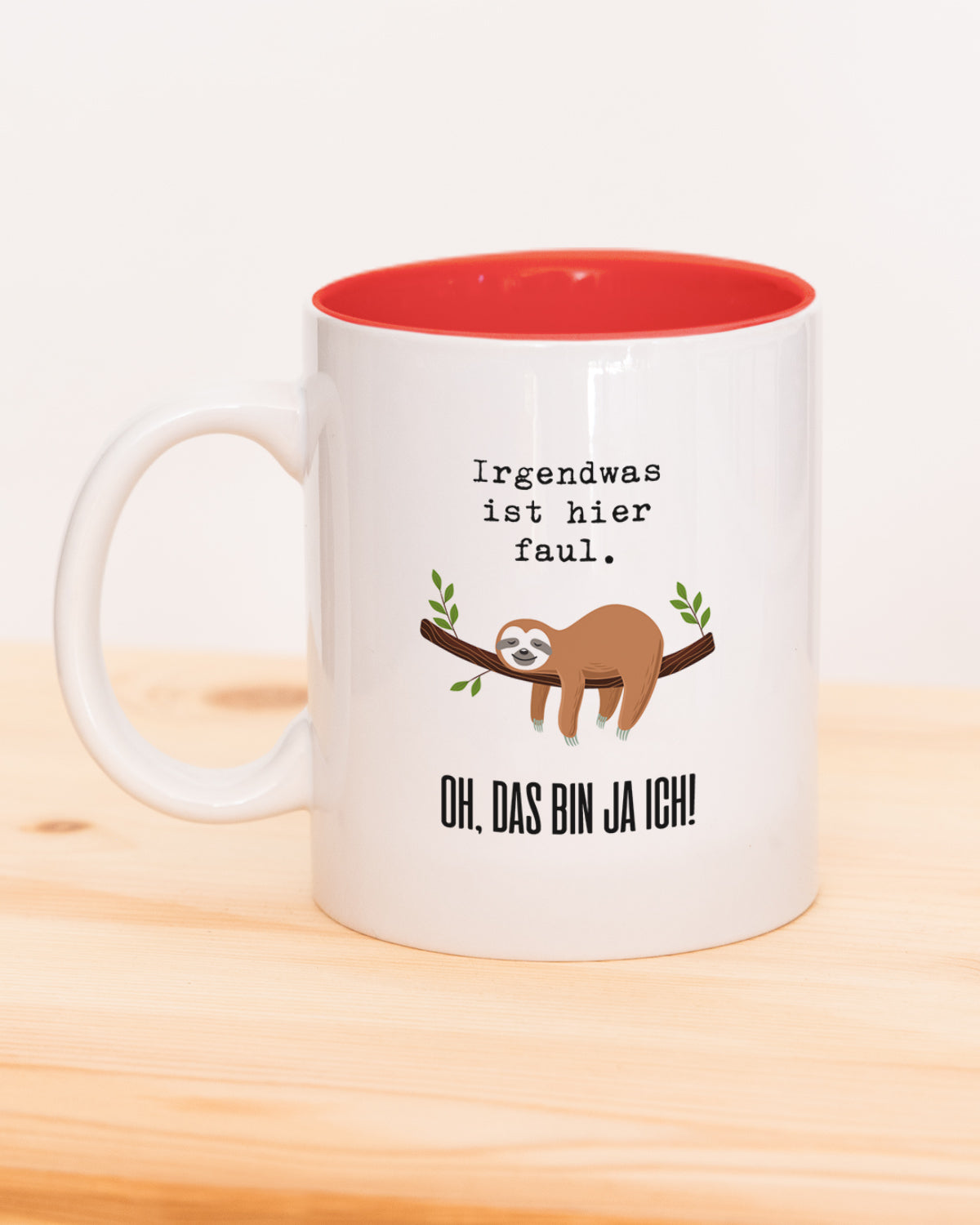 Irgendwas ist hier faul - Tasse Rot Tasse Lieblingskollegen®