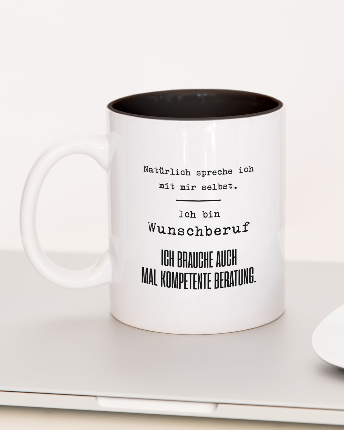 Natürlich - Tasse Schwarz Tasse Lieblingskollegen®